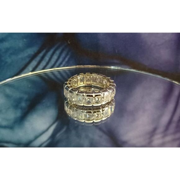 Swarovski Jewelry - Swarovski Elements - Size 8 - Sterling Silver ring as pictured